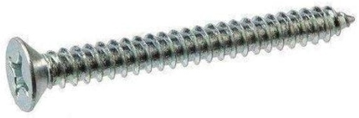 [50428] Screw - Self Tapping, CSK, Phillips Head, SS304, 6MM X 2-½''