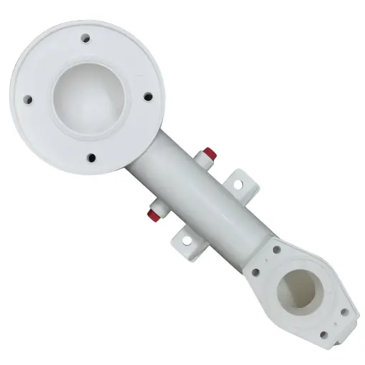 [50469] Manual Toilet Base White Plastic