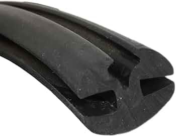 [50555] EPDM Rubber Sealing Strip, Black 20MM*30MM