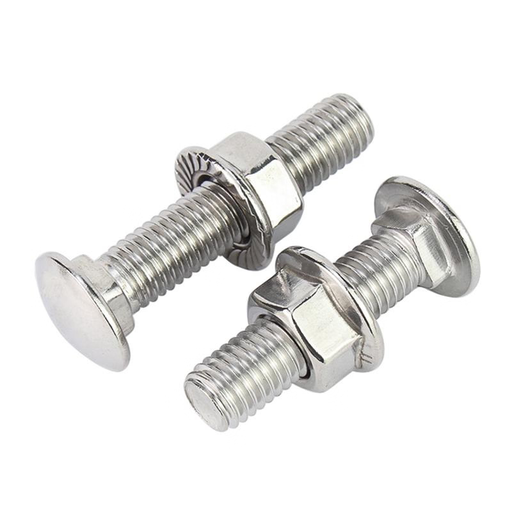 [25640] Screw - Machine, With Nut and Washer Oval Head, SS, M5 x 20MM