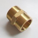 [25662] Brass Hex Nipple 1-1/4"