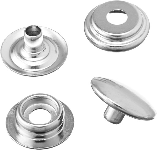 [25684] Metal Snap Fastener Buttons 11x4x6MM