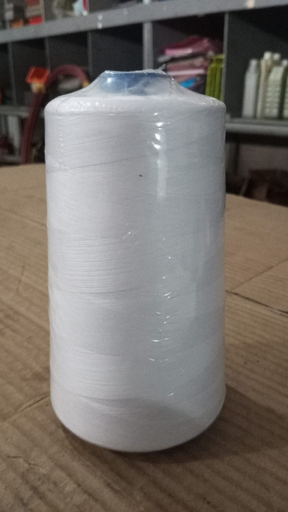 [25716] Sewing Thread - 100% Spun Polyster, White Color, 10,000 Yard (20/3)