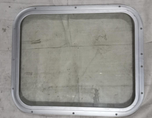 [25763] Marine, Deck Prothole Window Clear Glass, 448MM x 550MM x R75MM