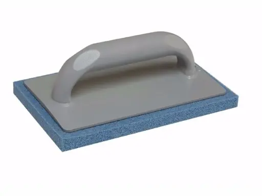 [50840] Plastering Sponge Float 215x135MM, Blue Sponge, Grey Handle