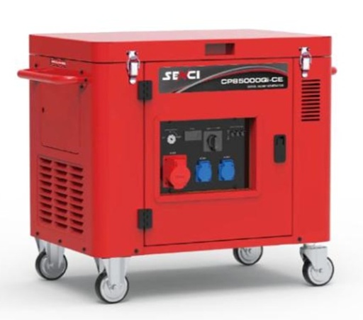 [50906] Senci Silent Diesel Generator CH9500Qi-CE - Single Phase 7.0kW, 50Hz/230V, 25L Brand: SENCI