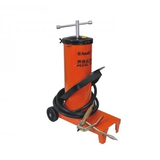 [50935] Asaki Pedal Grease Pump 8L x 4M Tube, AK-1008 