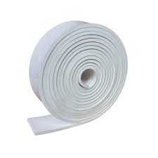 [51043] Rubber Strip White L-Type (30MMx3MM) 7.5Ft Roll