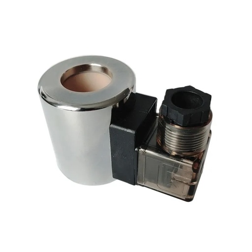 [51189] Solenoid Coil 12V (ID 22.5mm x OD 45mm x Length 50mm ) 2pin toe For KOMATSU PW110 Wheel EXCAVATOR