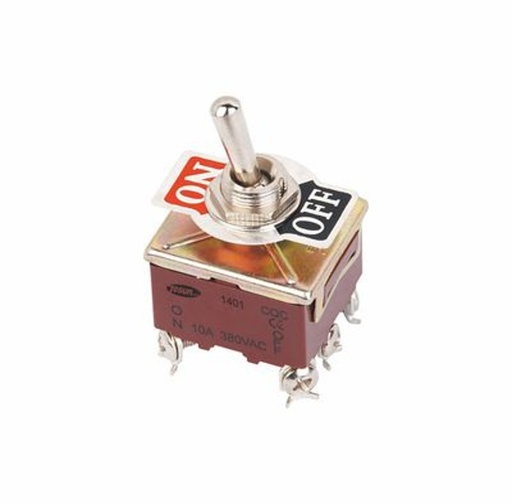 [51386] Tosun Toggle Switch 1401, 10A/380VAC (ON-OFF)