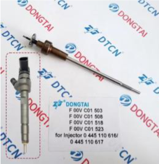 [51848] BOSCH Common Rail Injector Valve Assembly F 00V C01 503 / F 00V C01 508/ F 00V C01 518 / F 00V C01 523, For 0445110616, 0445110617