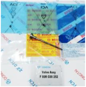 [51857] Bosch Common Rail Injector Valve Assy F00RC00252, F 00R C00 252 for VOLVO EC350 Injector 0445124007, 0445124042