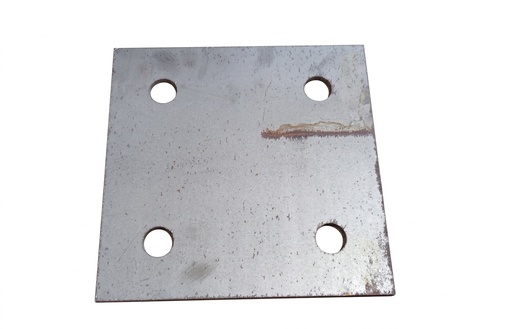 [52231] MS Square Base Plate 250*250*6 MM  ( 4 Holes 25 MM) 