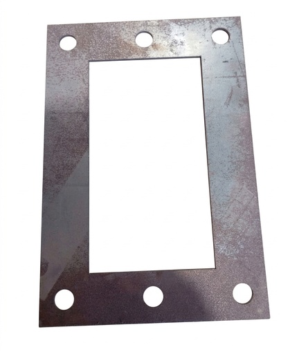 [52232] MS Rectangular Base Plate 450*675*6 MM ( 6 Holes 40 MM) 