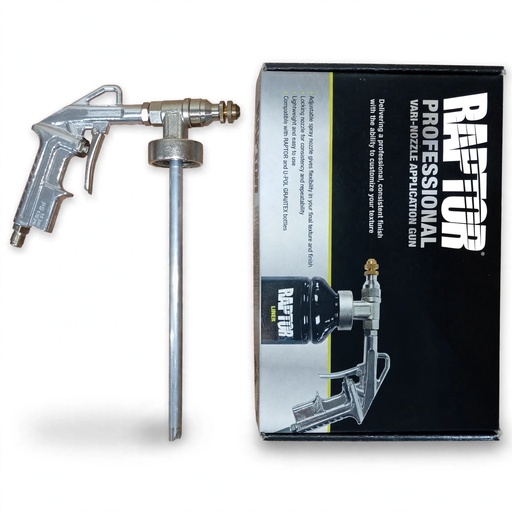 [52301] U-POL Raptor Professional Vari-Nozzle Application Gun (Brass Handle)
