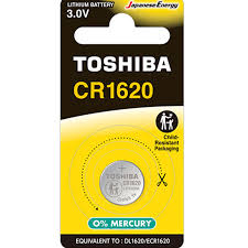 [52309] Toshiba Battery 3.0V, CR1620 Lithium