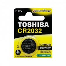 [52310] Toshiba Battery 3.0V, CR2032 Lithium