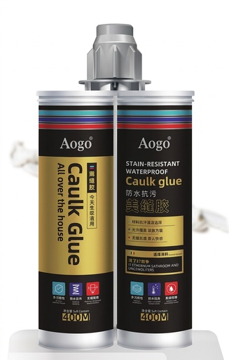 [52359] Aogo Epoxy Tile Grout 400ML - New Ivory White