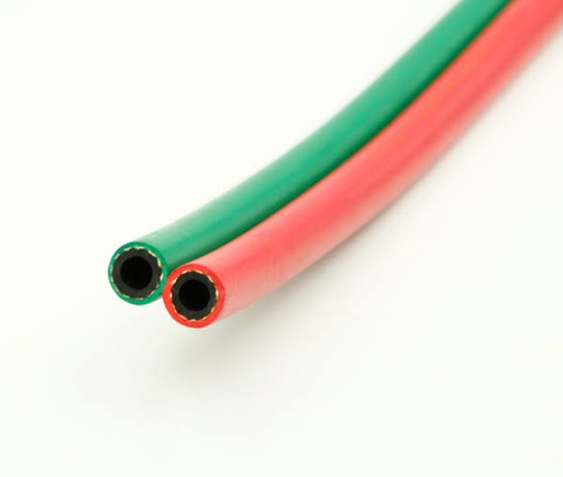 [52436] Sinopulse - Twin Welding Rubber Hose, W.P20bar 5/16" - Red+Blue