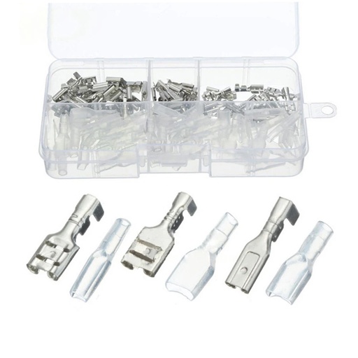 [6405] Wire Connector Male/Female, Flat Type, 0.5-1.5-2.5MM 2,20 Sets Each Per Box