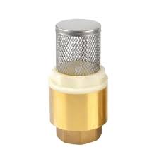 [9714] Brass Foot Valve 4"