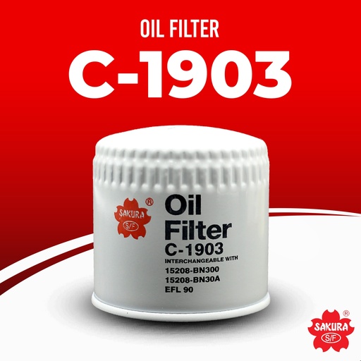 [634] Oil Filter C-1903 (SAKURA)