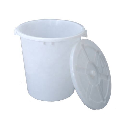 [10429] Plastic Storage Bucket 45L White