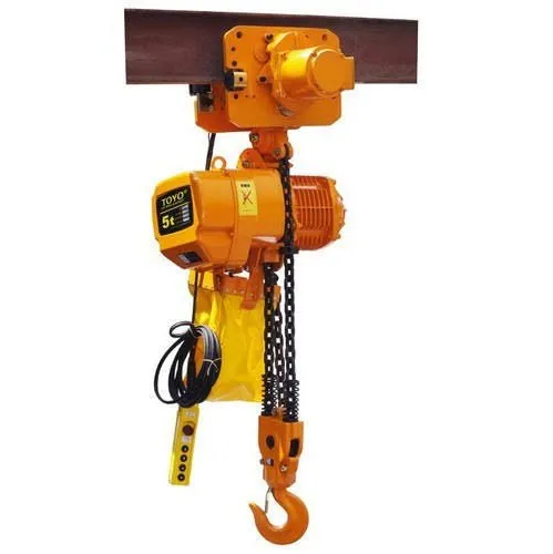 [10803] Electric Chain Hoist Set With Trolly 380V/50Hz/3Phase, 2Ton x 6Mtr,- Budike
