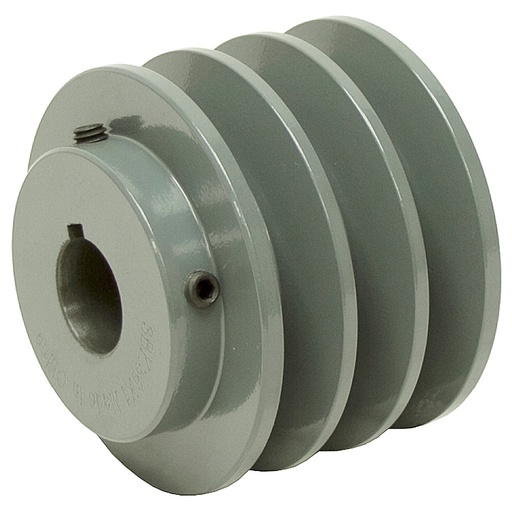 [11677] V Belt Pulley 4" A Triple
