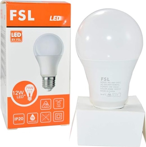 [11970] Led Light E27 (7W/220V) A60 (FSL)