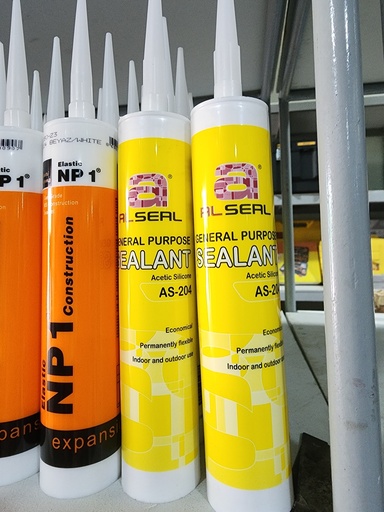 [12081] Silicone Sealant (As-204)  Brand: AL Seal (White)