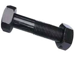 [12917] MS Black Bolt Nut 27 X 100, full Thread