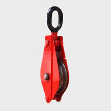 [6324] Snatch Block Shackle Type, 1 Sheave 0.5T