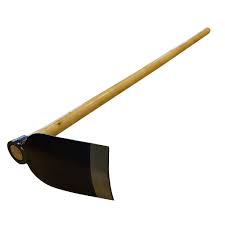 [7019] Hoe With Wooden Handle - 2.5 Lb