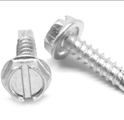 [7556] Screw - Self Drilling, Piccaso, Hex Slotted Steel #14 X 3"