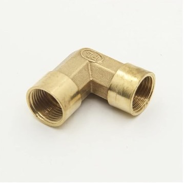 [9633] Female Elbow 1/4" - Brass