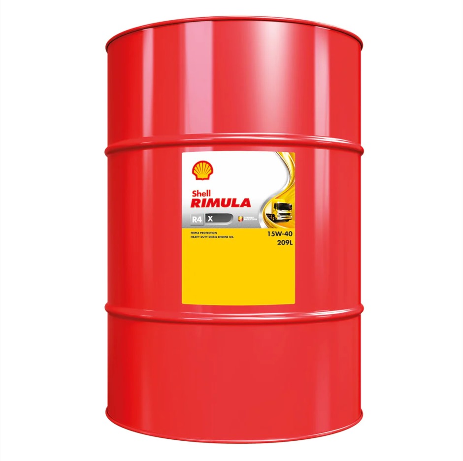 Shell Rimula Engine Oil R4X 15W-40 [209Ltr] | Leo Stores and Supply