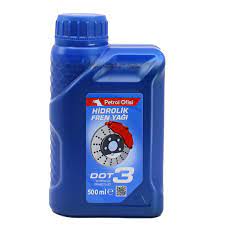 [4026] Petrol Ofisi Hydraulic Brake Oil DOT-3 [500Ml]