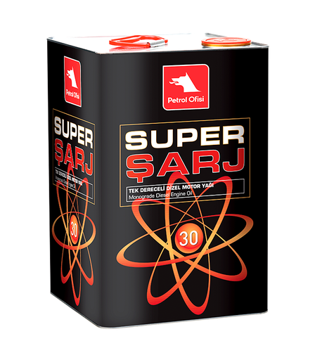 [5483] Petrol Ofisi Engine Oil Supersarj SAE-30 [16.9Ltr]