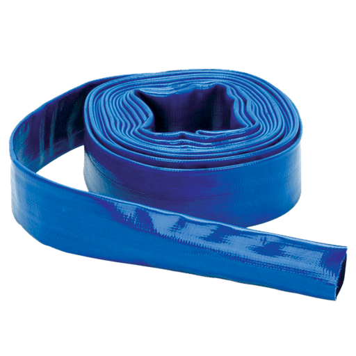 [5629] Pvc Flat Hose/Canvas Hose Blue 2"X100M Indian