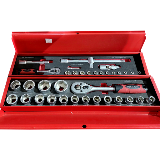 [10585] Tool Kit 86Pcs/Set (Dr.1/4", Dr1/2" 4.5-32Mm) Wika