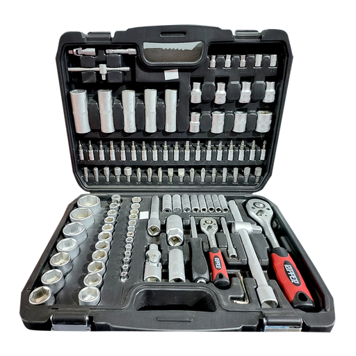 [6052] Pro Socket Set 108Pcs (Dr.1/4", Dr.1/2" 4-32MM) Ripper Brand