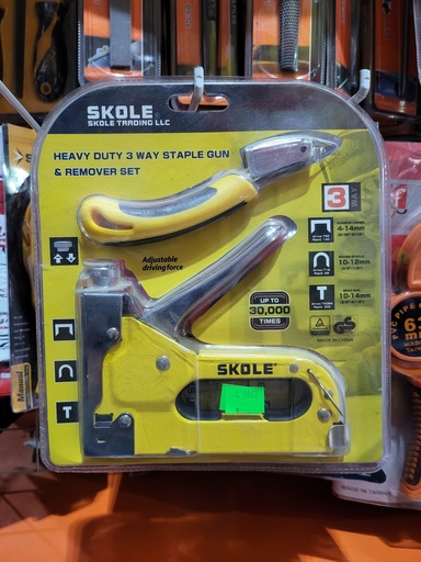[6062] Stapler Gun & Remover Kit 3 Way..