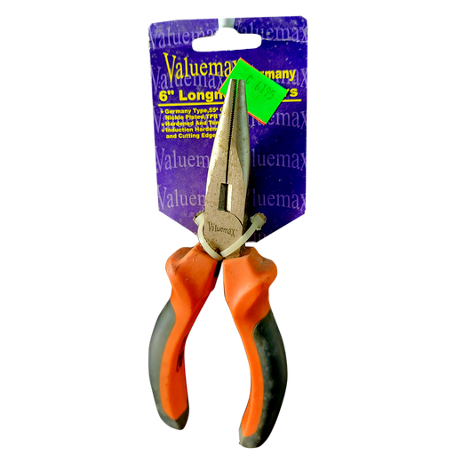 [6195] Long Nose Pliers 6" Valuemax Brand