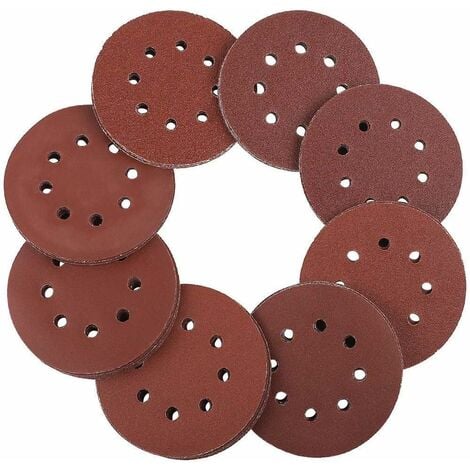 [7262] Velcro Sanding Disc With Hole 5" (P800)