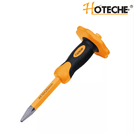 [7420] Stone Chisel Ylw/Blk Hndl 18Mm X 10" Point(K/F)CH7085