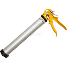 [9741] Caulking Gun W/Nozzles - Aluminium Body Brand: Kun Long