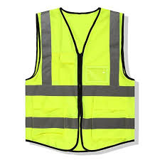 [8854-G] Safety Jacket - 120G Knitted Fabric (One Size) - Green