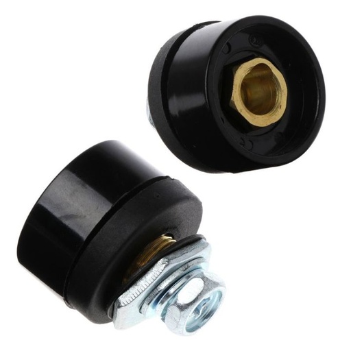 [11565] Welding Machine Connector 10-25MM Female Black (Boss Well)