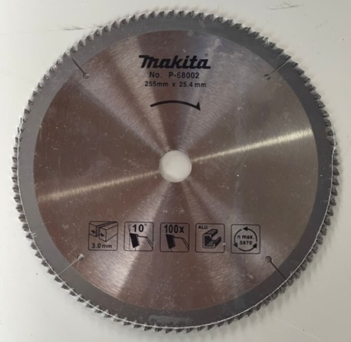 [12262] Wood Saw Blade 10" (255*3.0*25.4MM) P-68002/100P Makita